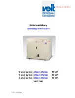 Preview for 1 page of Veit 2381 Steam Station 40 kW Operating Instructions Manual