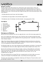 Предварительный просмотр 16 страницы veito CH1800 XE User Manual