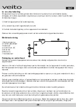 Preview for 26 page of veito CH1800 XE User Manual