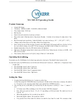 VEKERR VAC468-B Operating Manual preview
