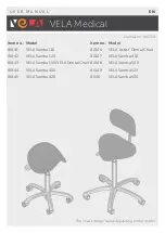 Preview for 1 page of VELA Medical Dental Chair User Manual