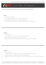 Предварительный просмотр 2 страницы Vela 011735 Mounting Instructions