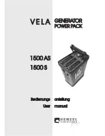 Preview for 1 page of Vela 1500 AS User Manual