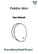 VelAir Pebble Mini User Manual preview