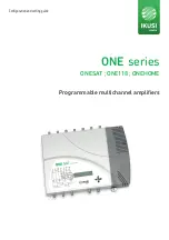 Velatia IKUSI ONE Series Configuration And Setting Manual предпросмотр