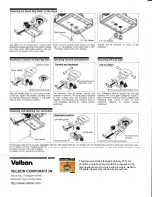 Preview for 2 page of Velbon Super Mag Slider Quick Manual