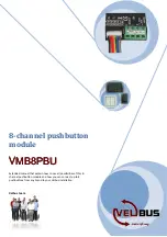 Velbus VMB8PBU Extended Manual предпросмотр