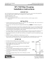 Preview for 1 page of Velcon VF-71E Installation Instructions