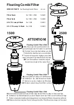 Preview for 2 page of velda FLOATING COMBI FILTER User Instructions