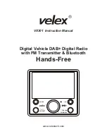 Preview for 1 page of Velex VX301 Instruction Manual