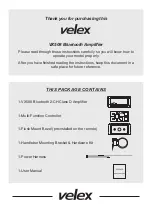 Velex VX508 Instructions Manual preview