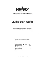 Velex VX565D Instruction Manual preview