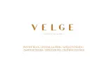 VELGE Kjerag Installation, Operating And Maintenance Instructions preview