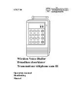 Velleman components CTC710 Operation Manual preview