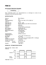 Preview for 3 page of Velleman components PEM3D Instruction Manual