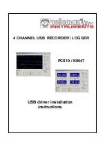 Velleman Instruments PCS10 Installation Instructions Manual preview