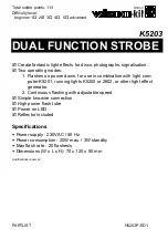 Preview for 1 page of Velleman-Kit K5203 Manual