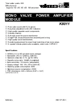 Velleman-Kit K8011 Manual предпросмотр