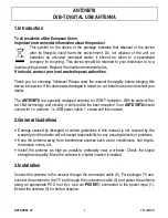 Preview for 2 page of Velleman ANTDVBT8 User Manual