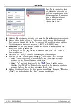 Preview for 73 page of Velleman AVTECH CAMIP16N Quick Installation Manual