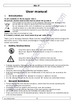 Preview for 3 page of Velleman BA2A900 User Manual