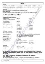 Preview for 6 page of Velleman BA2A900 User Manual