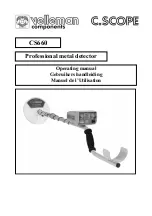 Предварительный просмотр 1 страницы Velleman C.Scope CS660 Operating Manual