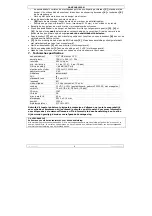 Предварительный просмотр 6 страницы Velleman CAMCOLBUL22N User Manual