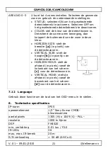 Предварительный просмотр 21 страницы Velleman CAMCOLD26 User Manual