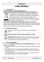 Preview for 2 page of Velleman CAMCOLD27 User Manual