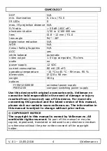 Preview for 4 page of Velleman CAMCOLD27 User Manual