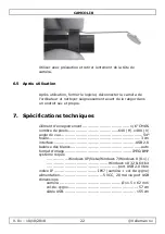 Preview for 22 page of Velleman CAMCOLI8 User Manual