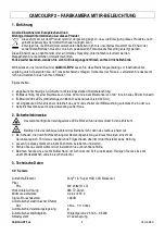 Предварительный просмотр 9 страницы Velleman CAMCOLIRP2 User Manual