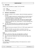 Preview for 5 page of Velleman CAMCOLMHA9 User Manual