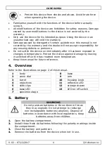 Preview for 4 page of Velleman CAMCOLMS4 User Manual