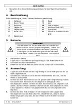 Preview for 20 page of Velleman CAMCOLMS4 User Manual