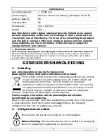 Preview for 6 page of Velleman camcolvc12 User Manual