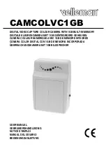 Velleman CAMCOLVC1GB User Manual preview