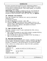 Preview for 74 page of Velleman camcolvc21 User Manual