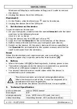 Preview for 5 page of Velleman CAMCOLVC8N1 User Manual