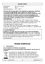 Preview for 11 page of Velleman CAMCOLVC8N1 User Manual