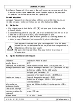 Preview for 15 page of Velleman CAMCOLVC8N1 User Manual