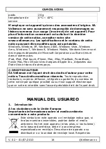 Preview for 16 page of Velleman CAMCOLVC8N1 User Manual