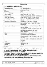 Preview for 56 page of Velleman CAMIP10N User Manual