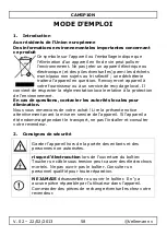 Preview for 58 page of Velleman CAMIP10N User Manual