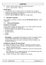 Preview for 61 page of Velleman CAMIP10N User Manual