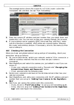 Предварительный просмотр 12 страницы Velleman CAMIP16 Quick Installation Manual