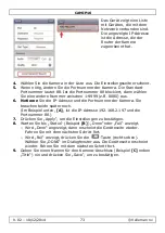 Preview for 73 page of Velleman CAMIP16 Quick Installation Manual