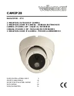 Velleman CAMIP20 Quick Installation Manual предпросмотр