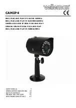 Velleman CAMIP4 User Manual preview